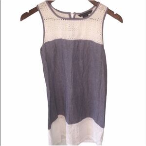 French Connection Women's Chambray Shift Dress